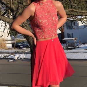 Beautiful 2 piece Homecoming Dress